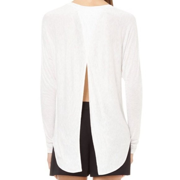 🌞 Aritizia Wilfred 2 x La Riviere Open Back Tops Grey and Black Size XS - Picture 3 of 16